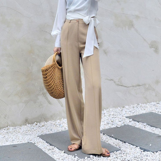 Loose Slim Straight Suit Pants Drape Mopping Casual Pants
