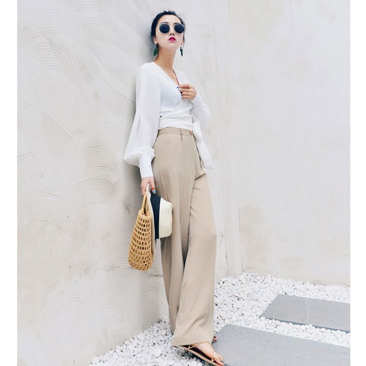 Loose Slim Straight Suit Pants Drape Mopping Casual Pants